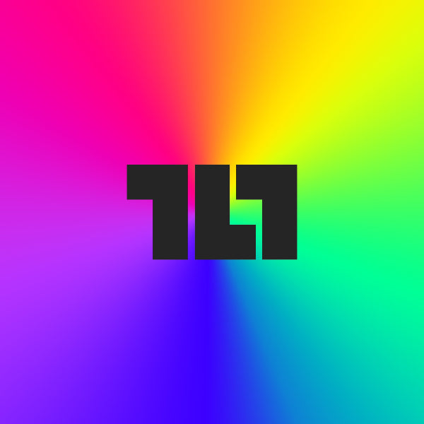 Black number '10' on a gradient background transitioning from pink to blue.